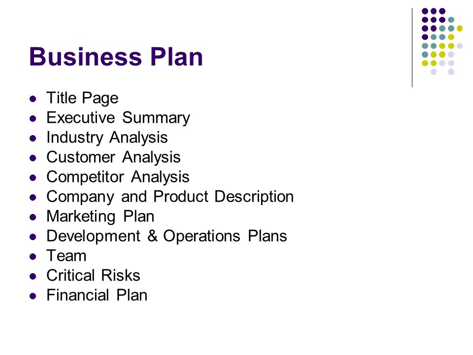 business plan film financing group